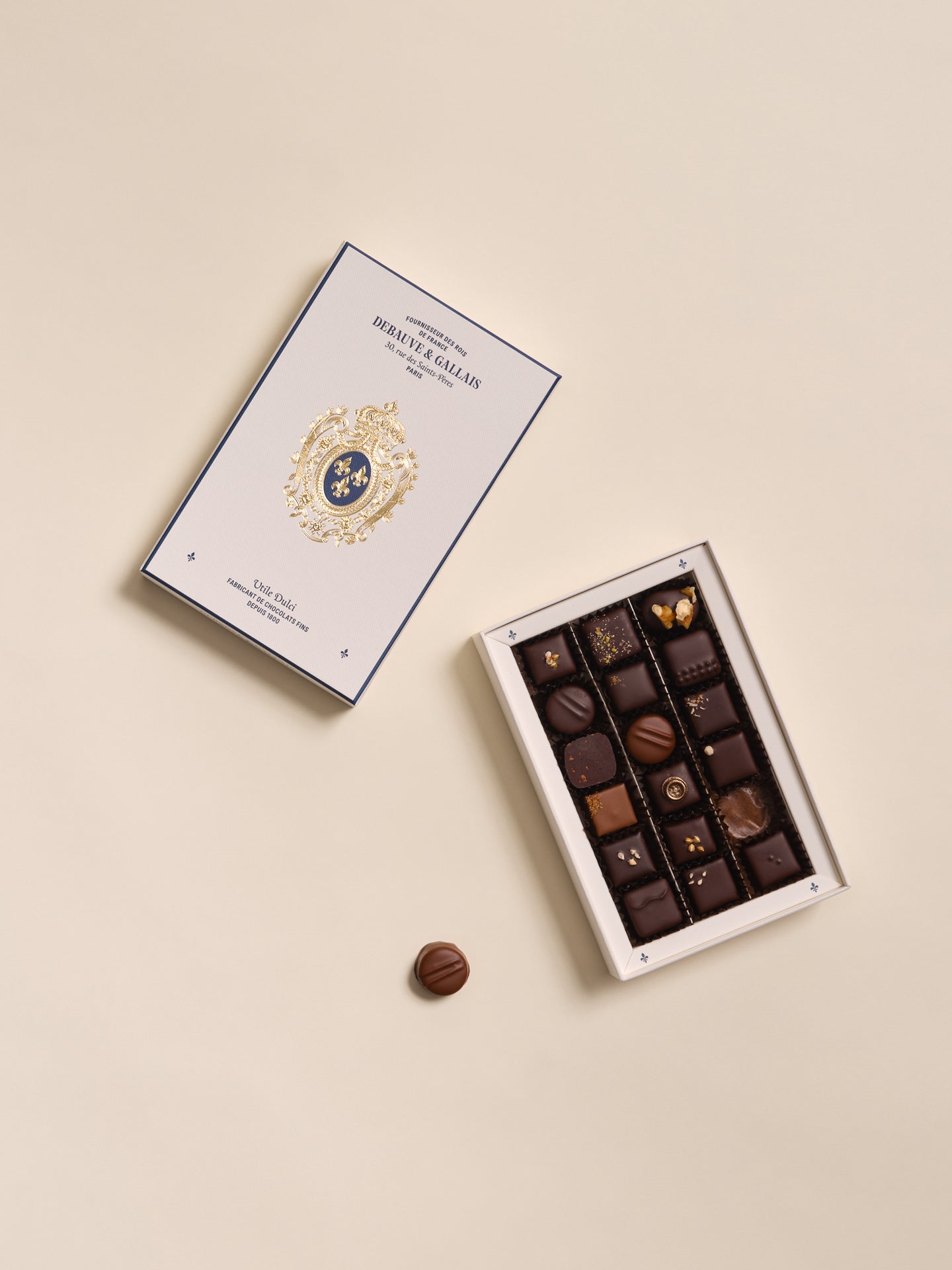 Les Ganaches et Pralinés (18 chocolats)