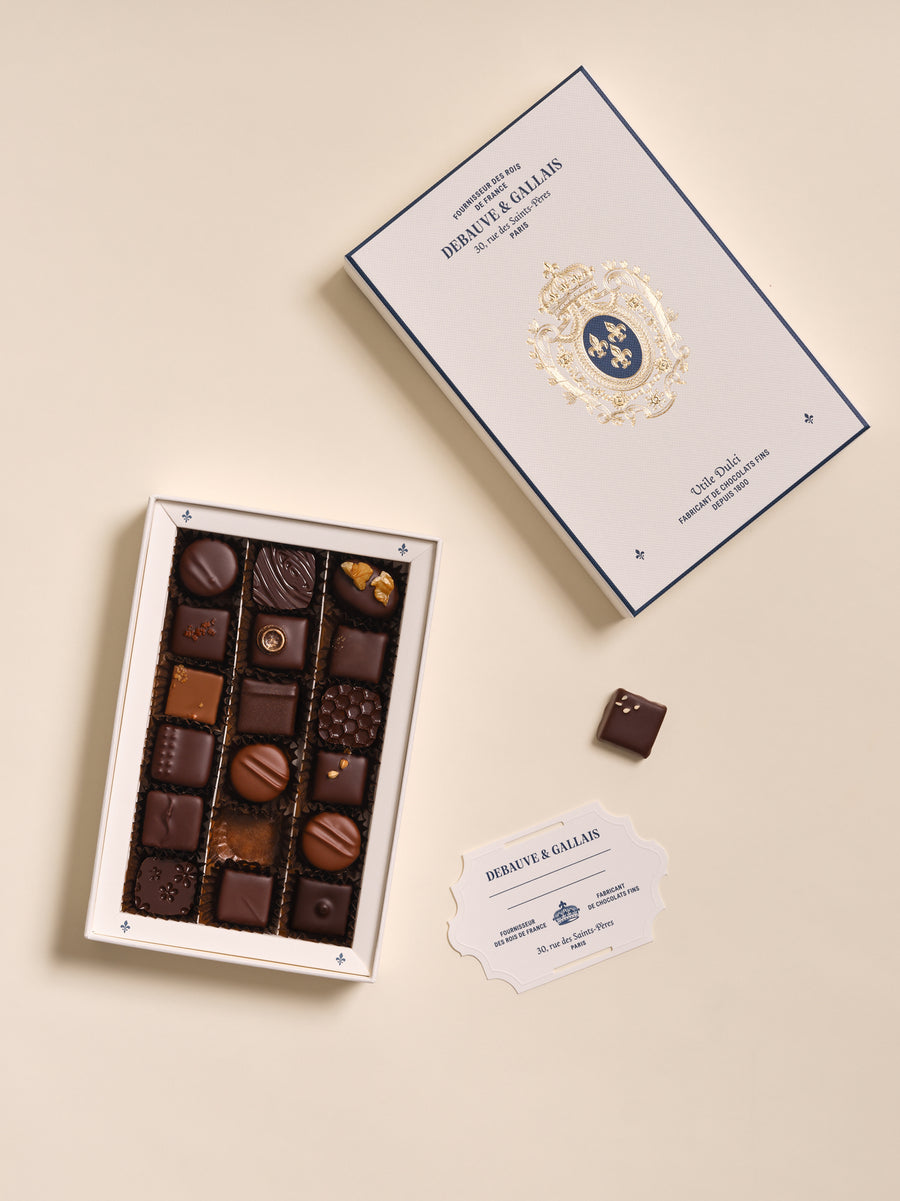 Ganaches and Pralinés (18 chocolates)